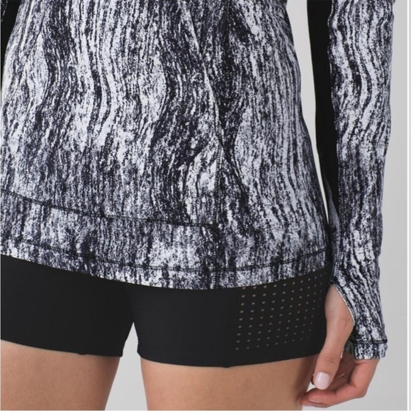 LULULEMON Runbeam Hoodie Heat Wave Print | Size 6 - Picture 13 of 16